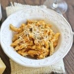 Creamy Pumpkin Pasta with Parmesan and Sage