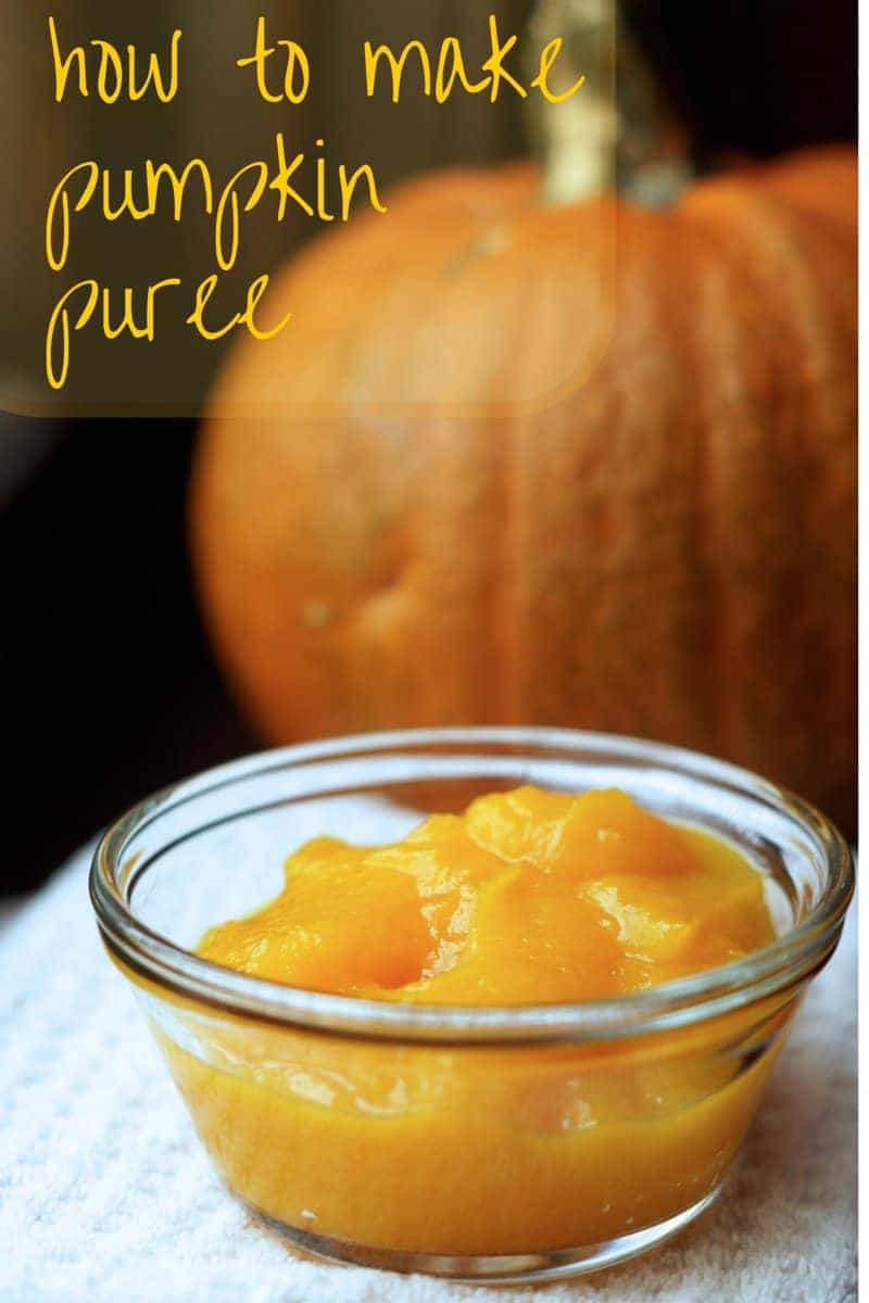 how to make pumpkin puree