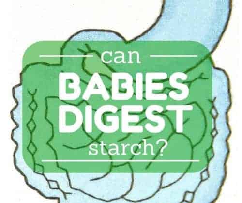 can babies digest starch