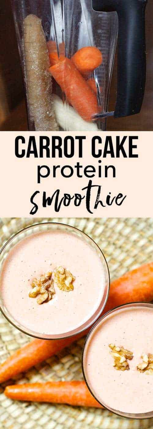 Carrot Cake Protein Smoothie