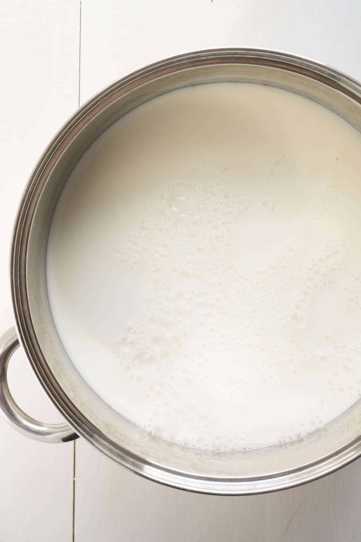 Ricotta heating