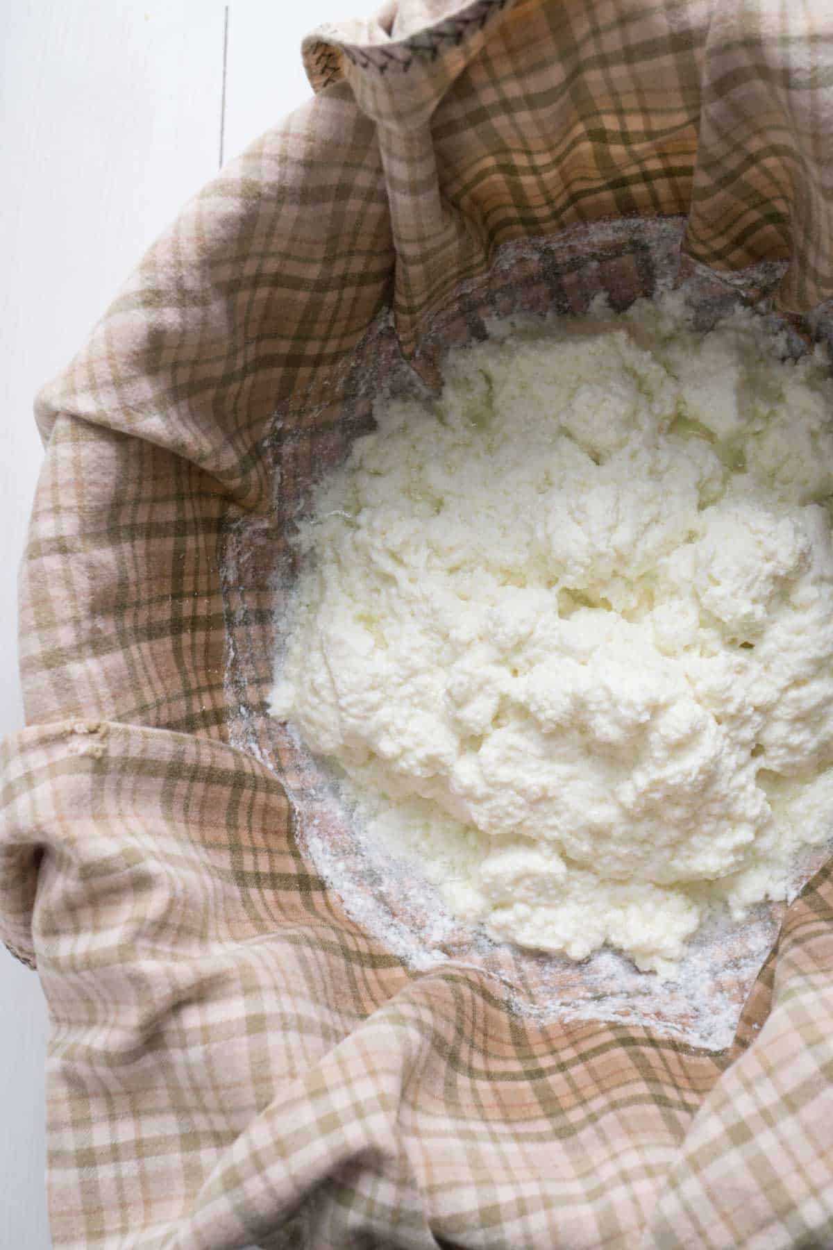 Ricotta Straining