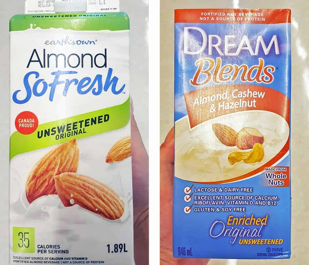 Milk alternatives -nut milks