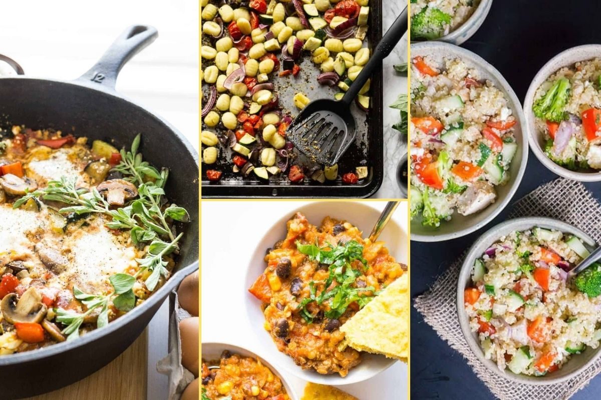 a Collage of photos for the supper club meal plan number 24