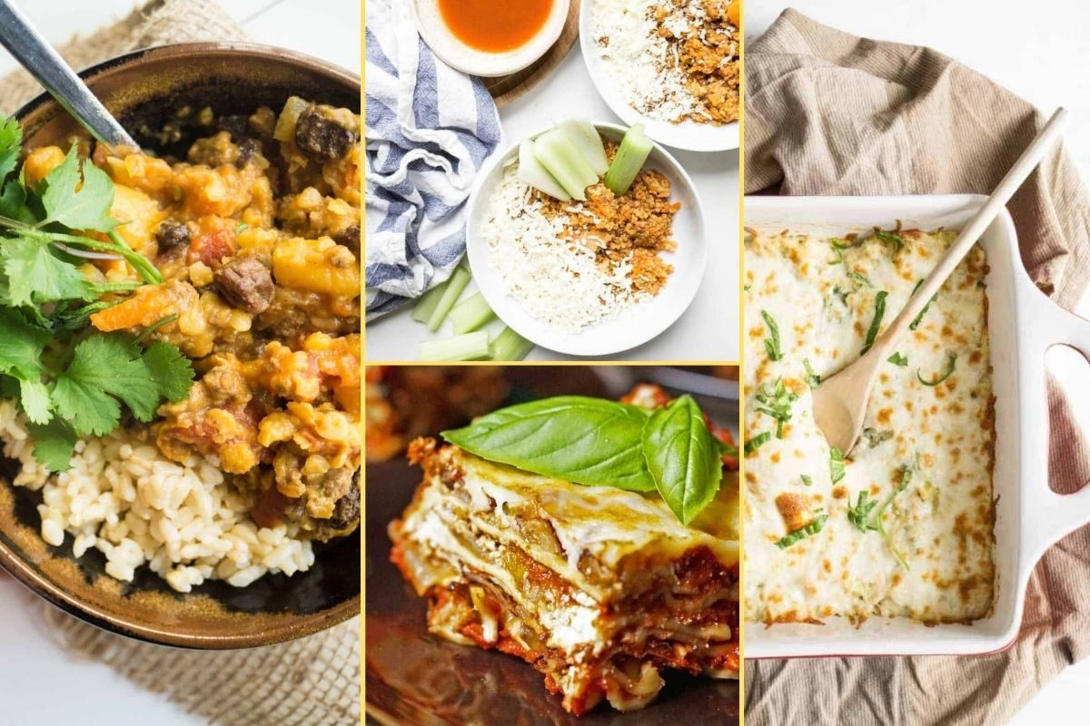 a Collage of photos for the supper club meal plan number 36