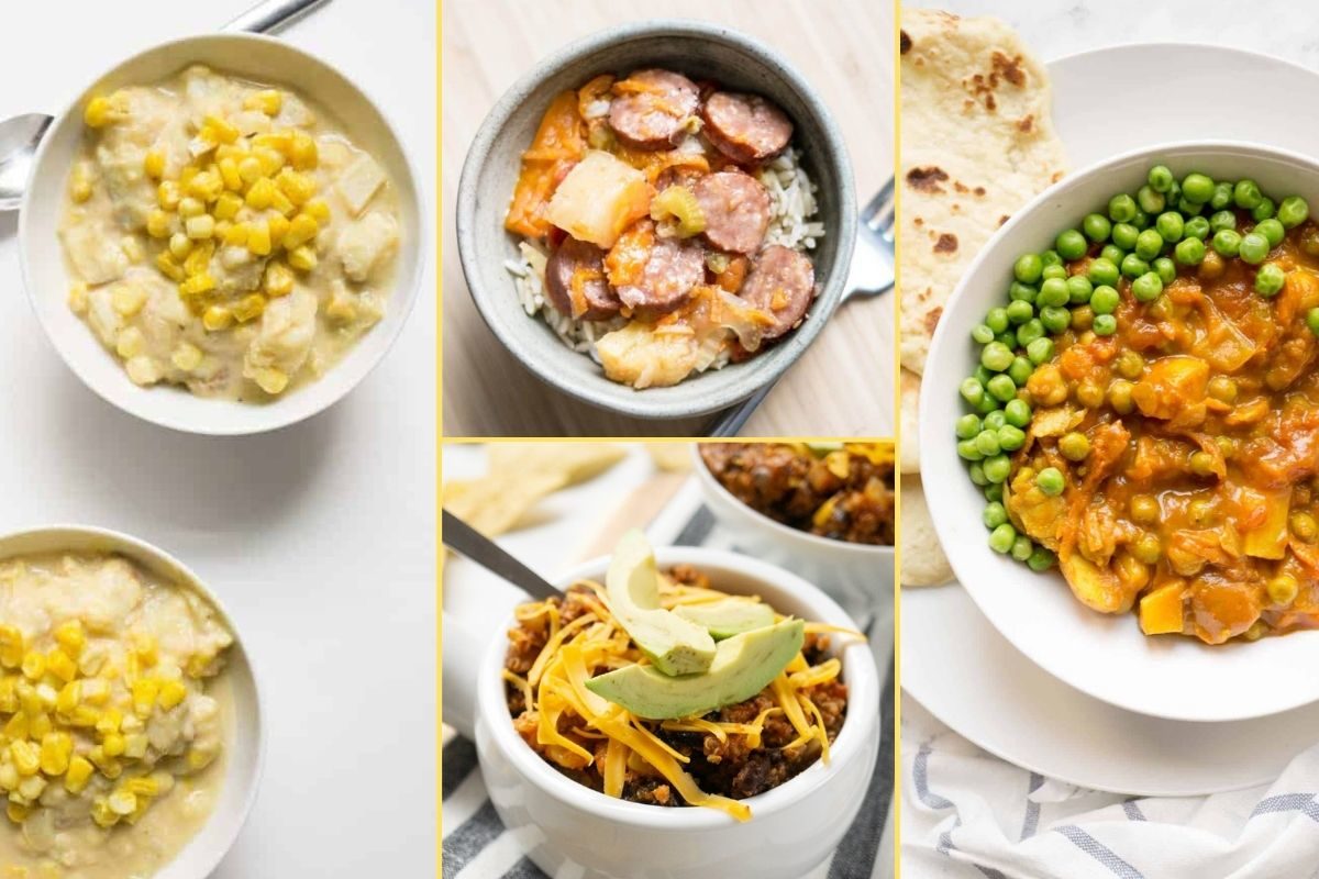 a Collage of photos for the supper club meal plan number 39