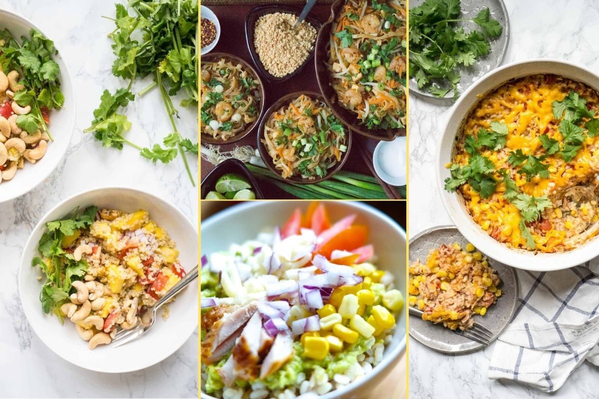 a Collage of photos for the supper club meal plan number 40