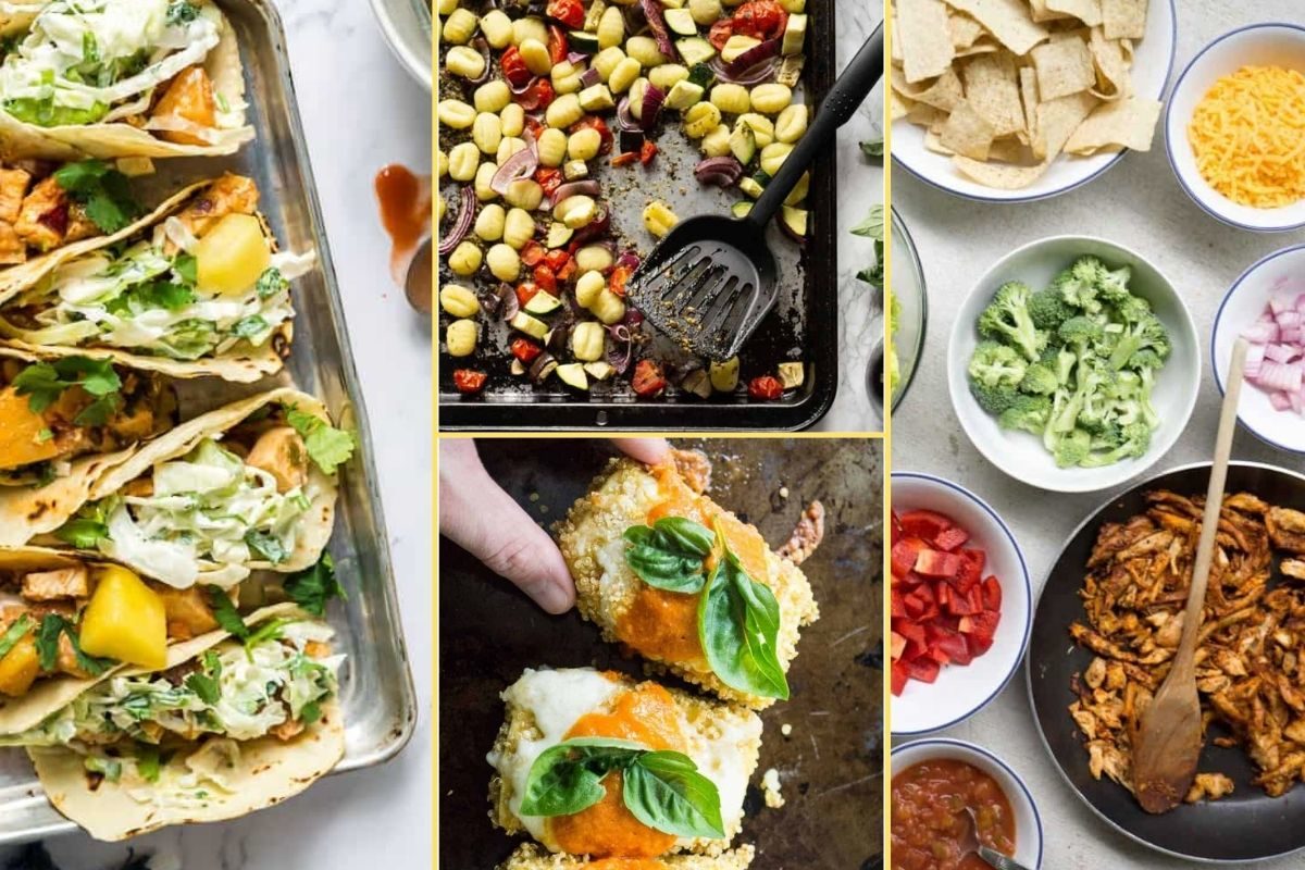 a Collage of photos for the supper club meal plan number 41