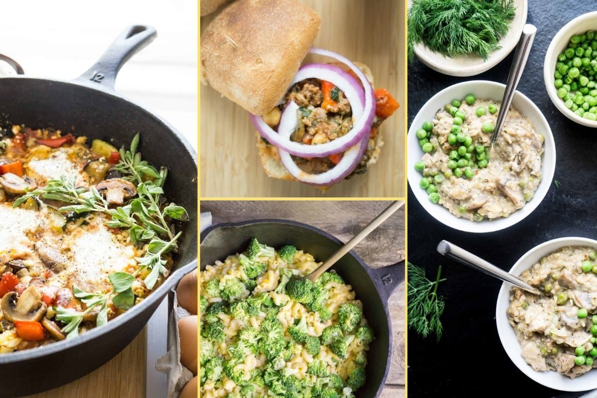 a Collage of photos for the supper club meal plan number 42