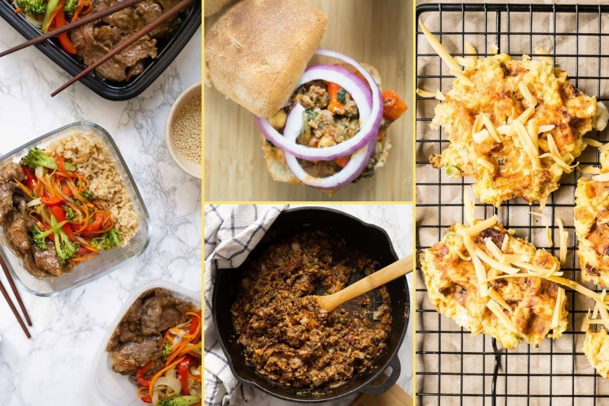 a Collage of photos for the supper club meal plan number 51