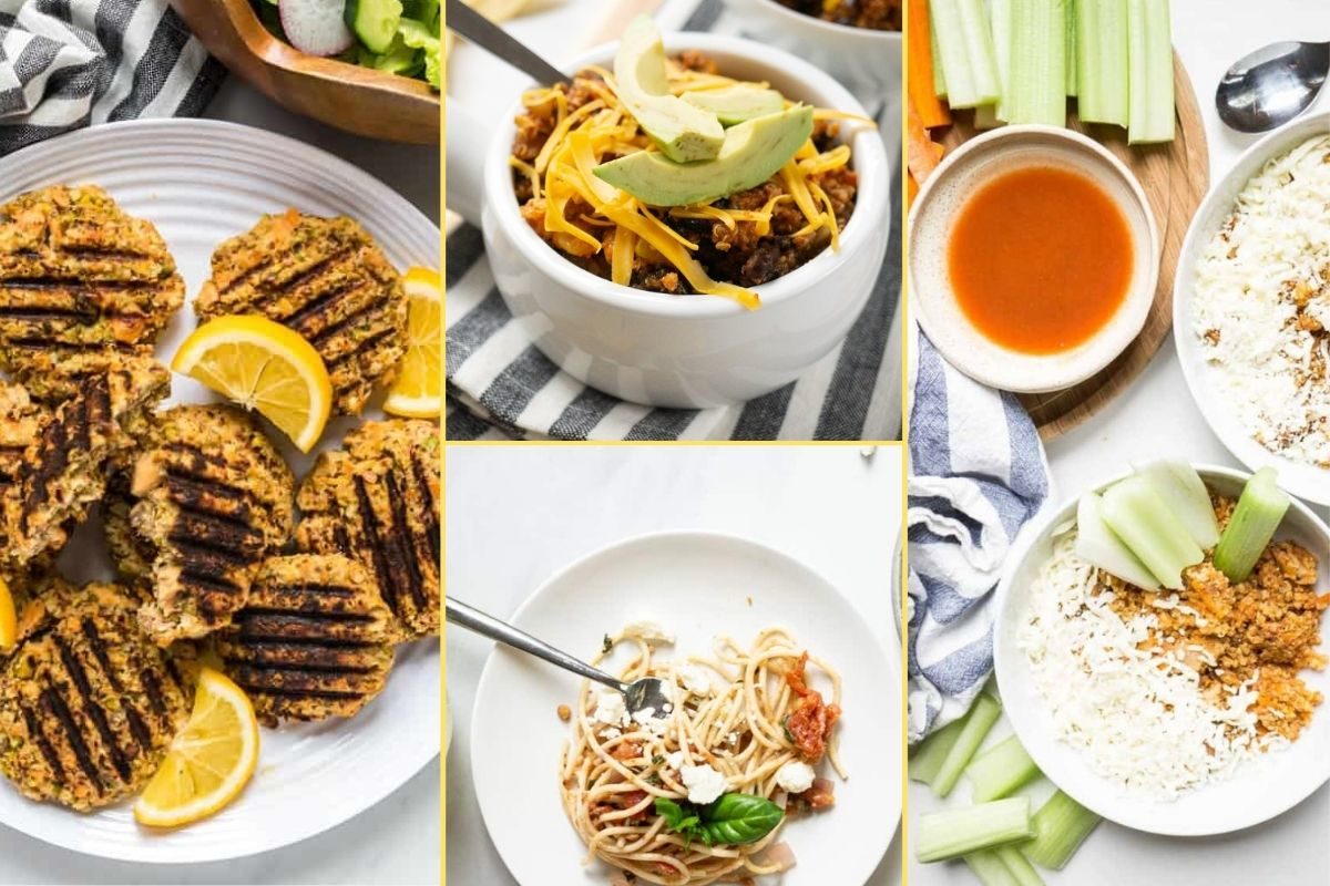 a Collage of photos for the supper club meal plan number 52