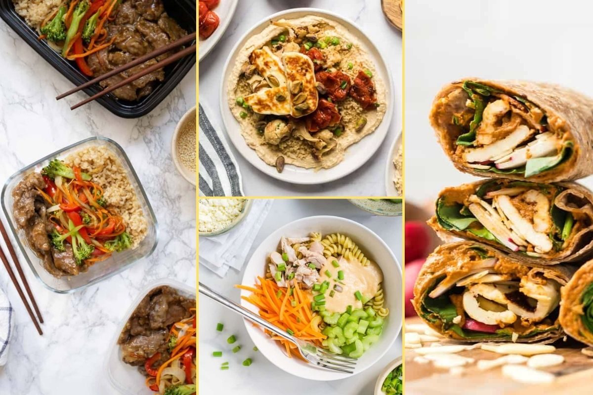 a Collage of photos for the supper club meal plan number 63