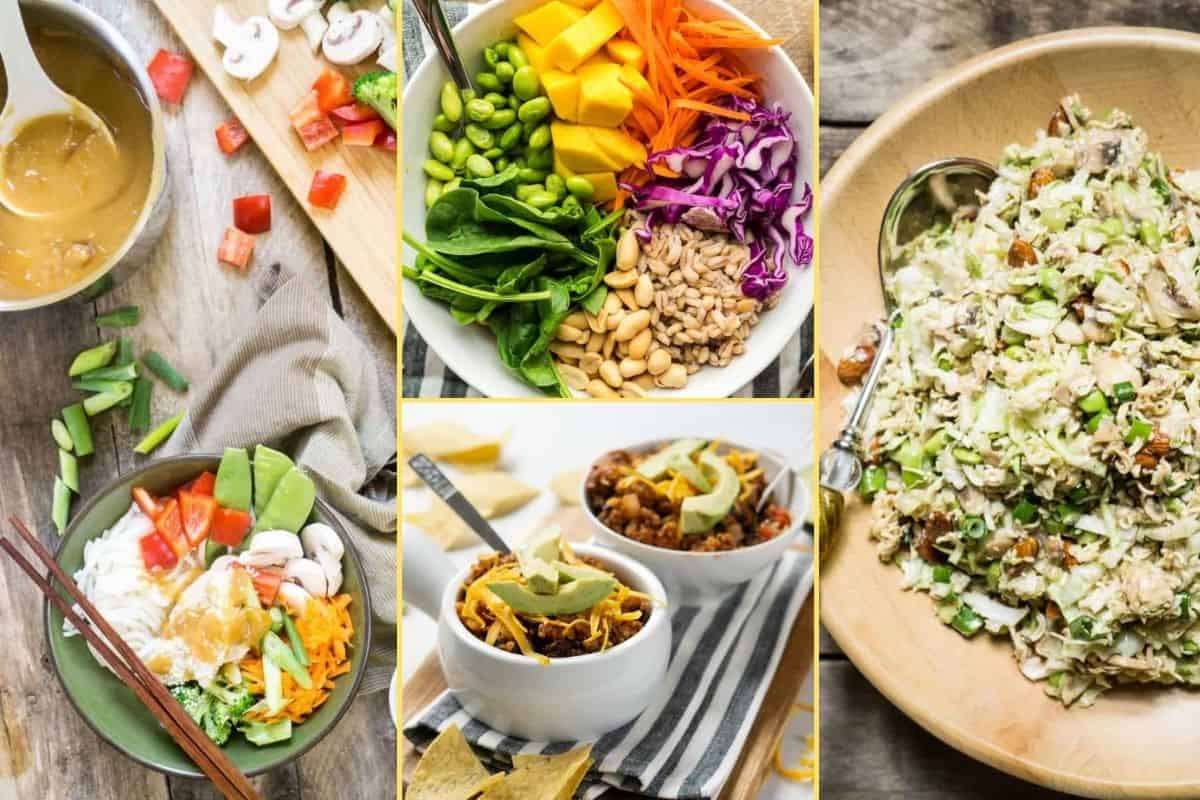 a Collage of photos for the supper club meal plan number 110